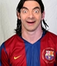 Fotomontage von Lionel Messi vom FC Barcelona. Setzen Sie das Gesicht dieser Fußballverein. Sie haben ein Bild, das ein Gesicht im nächsten Schritt können geschnitten hochzuladen. Sie können speichern oder per E-Mail das Ergebnis.