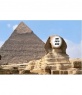 Setzen Sie Ihr Bild auf das Bild der Pyramide von Gizeh. 