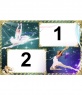 Rahmen für zwei Fotos des Balletts.