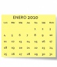 Januar 2010 calendarrio anpassbare Foto
