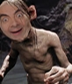 Wählen Sie ein Gesicht für diesen Film Gollum, Herr der Ringe, Fische im Fluss fischen. 