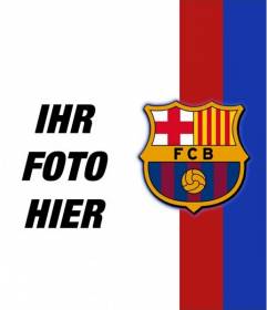 Legen Sie die Farben und das Emblem von Barcelona in Ihrem Bild und zeigen Sie Ihre