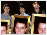 Kevin, Joe und Nick von den Jonas Brothers 