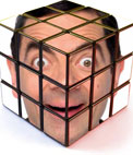 Effekt für Fotos Rubik Cube zu Ihrem Foto innerhalb eines Rubik-Würf 