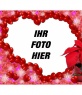 Herz-förmigen Rahmen von kleinen Herzen
