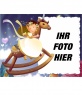 Kinder Bilderrahmen, hölzernes Pferd.
