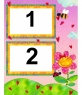 Fotorahmen, Biene und Blume.