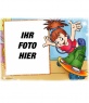Skate Mädchen Fotorahmen.