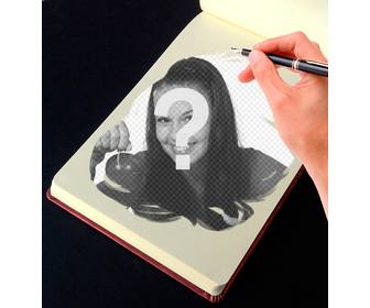 fotomontage ein skizzenbuch um ihre fotos in kunstwerke zu verwandeln
