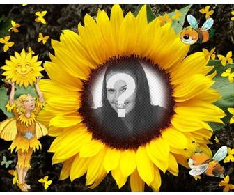bilderrahmen in form von sonnenblumen ihr lieblingsbild anpassen