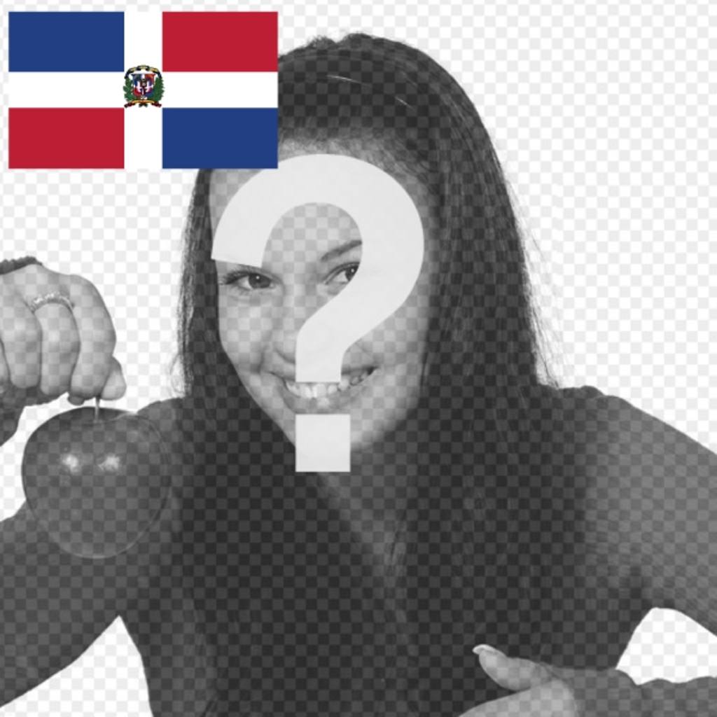Dominikanische Republik-Flagge auf Ihrem Twitter avatar oder sozialen Netzwerken zu..