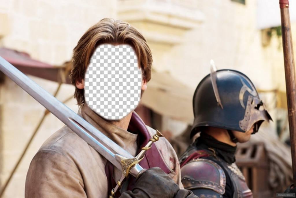 Erstellen Sie diese Fotomontage setzen Ihr Gesicht auf Jaime Lannister ..