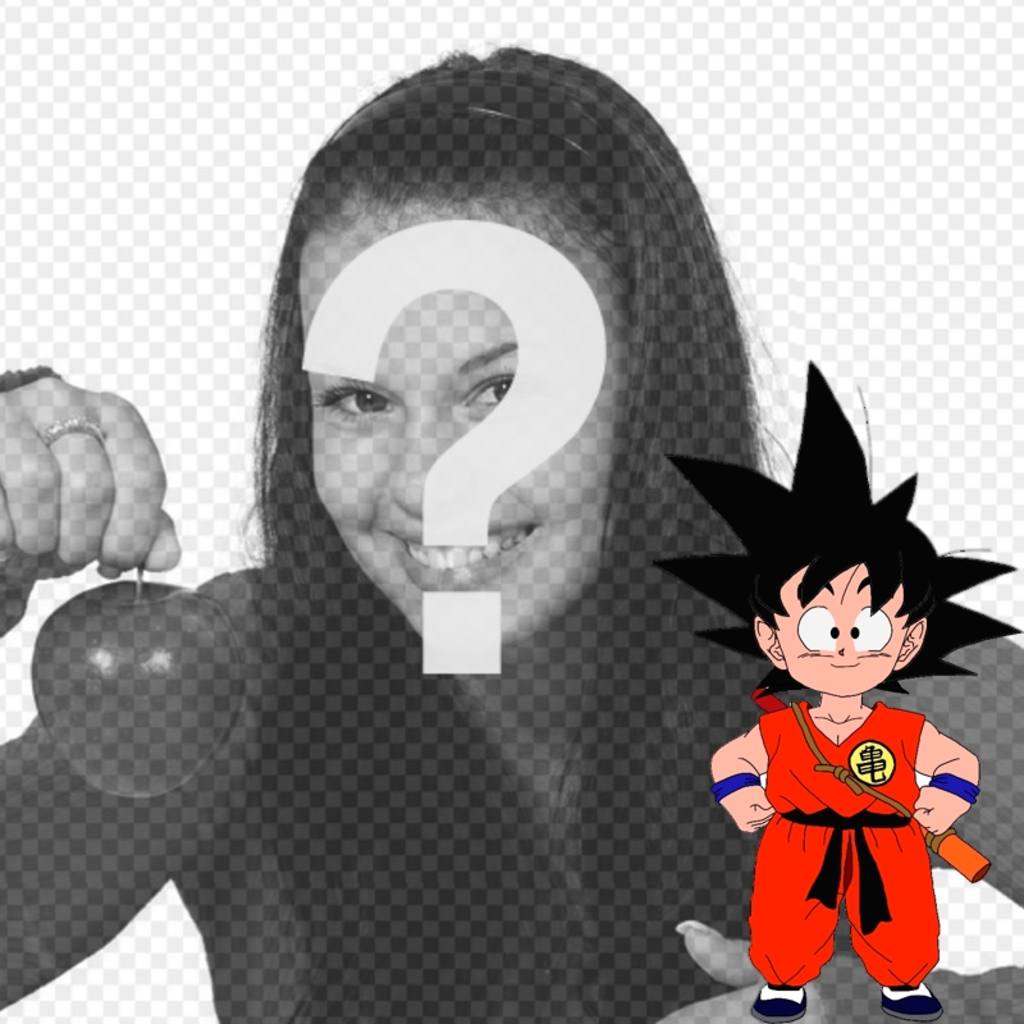 Fotomontage auf kleine Son-Goku in Ihr Foto..