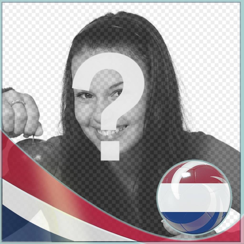 Fotomontage mit der Flagge der Niederlande, um Ihre Fotos setzen. ..