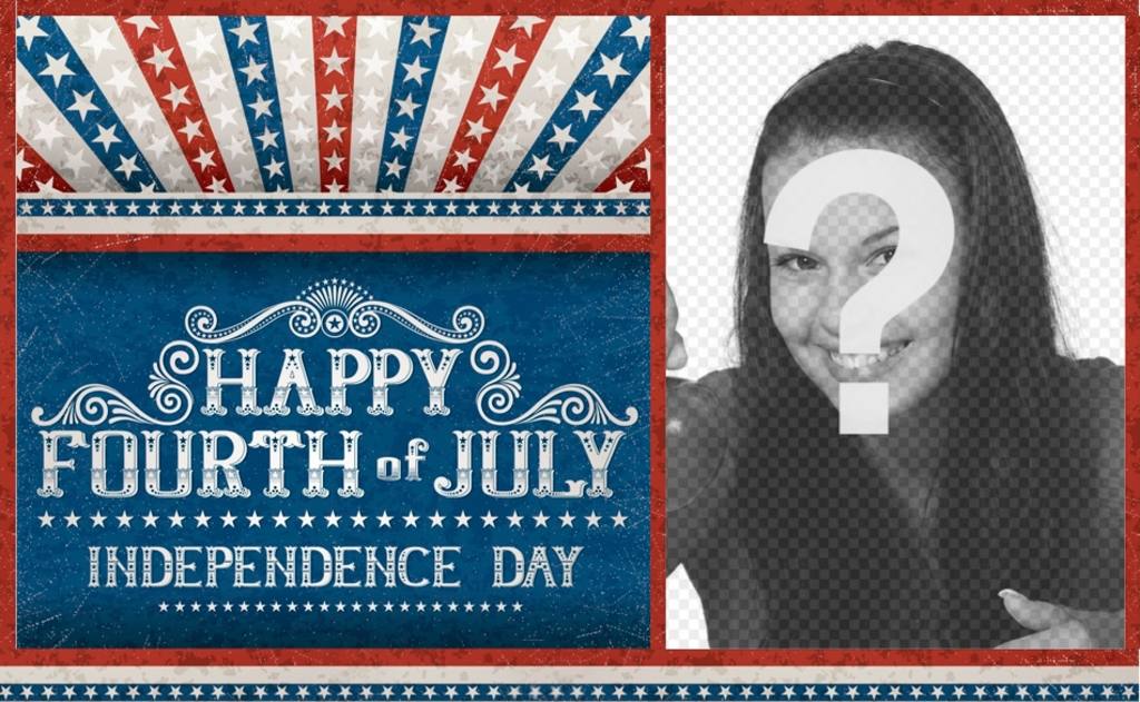 Post an die Unabhängigkeit der Vereinigten Staaten von Amerika zu feiern. ..