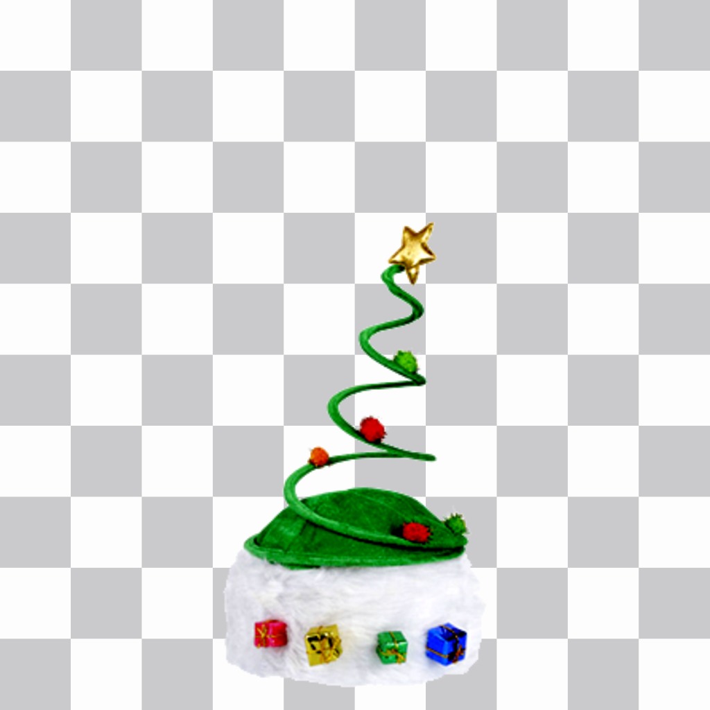Weihnachten Hut geformt Weihnachtsbaum deinen Freunden aufzuspielen. ..