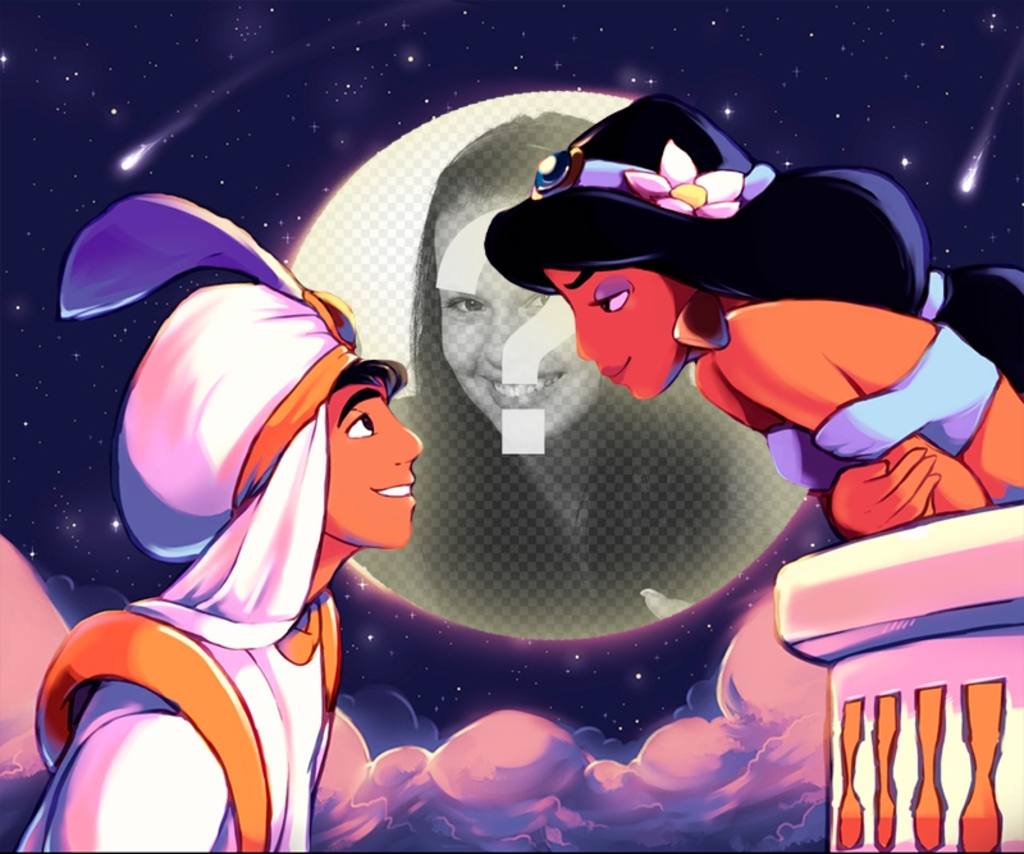Fotomontage des Films Aladdin ..