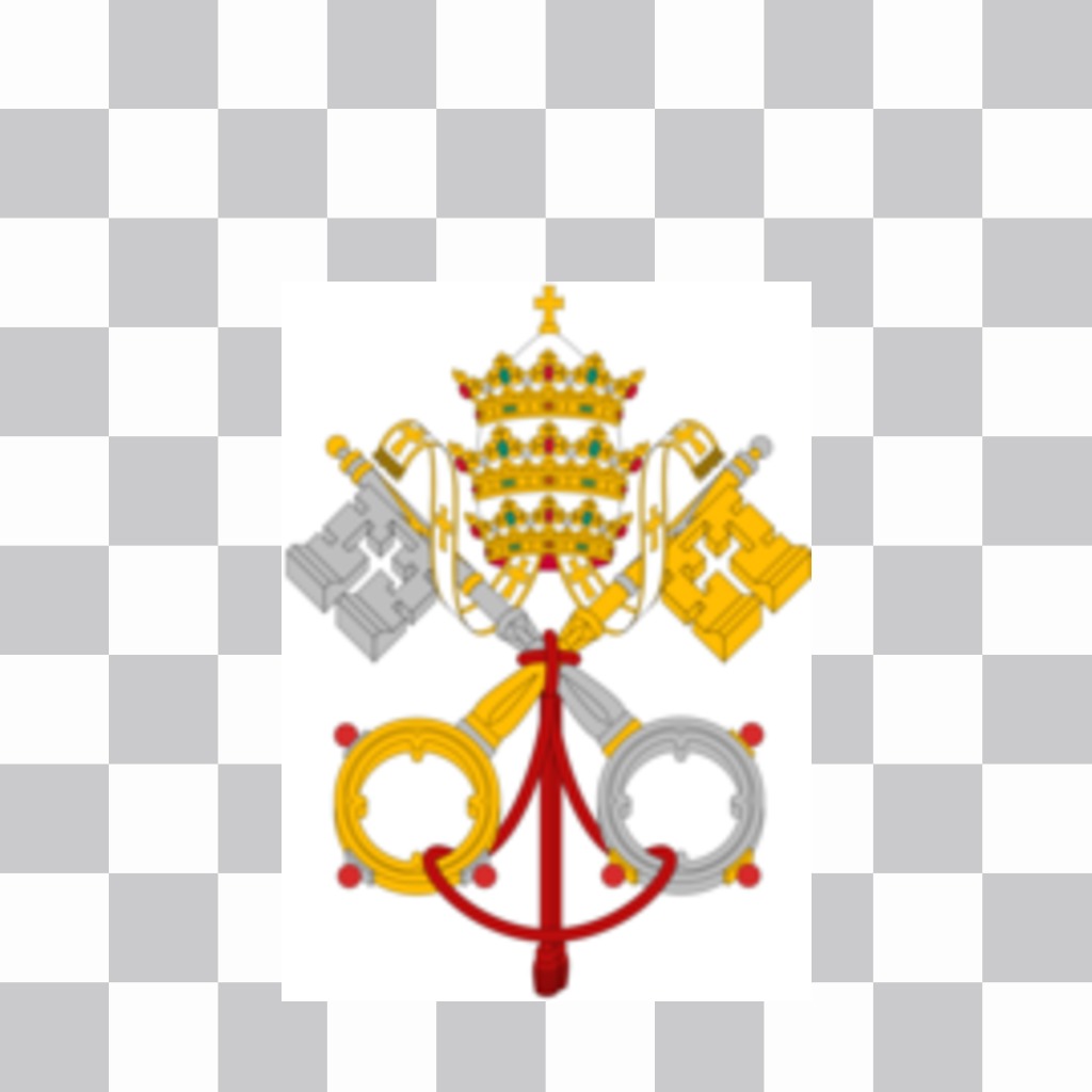 Flagge von Vatikanstadt Sie in Ihre Fotos setzen kann ..