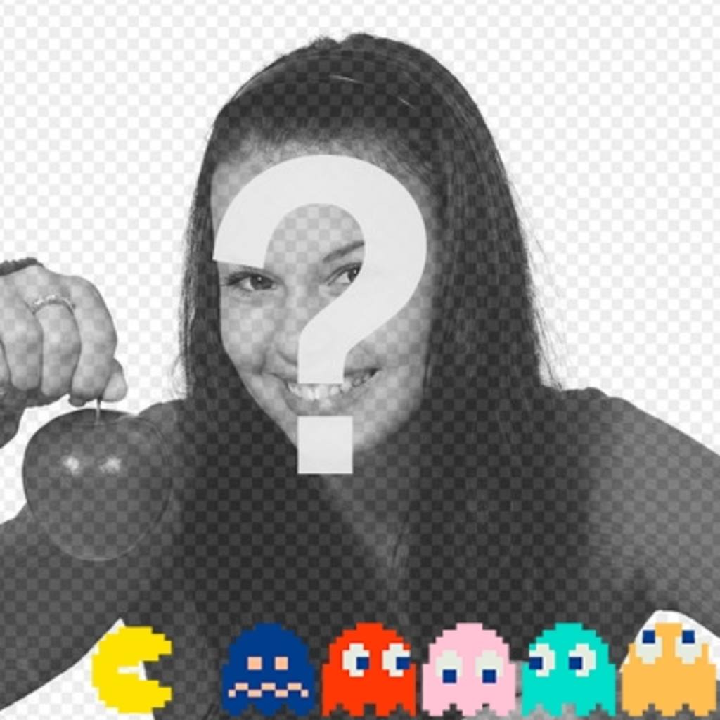 Setzen Pacman jagt die Geister der Farben mit diesem Online-Fotomontage. ..