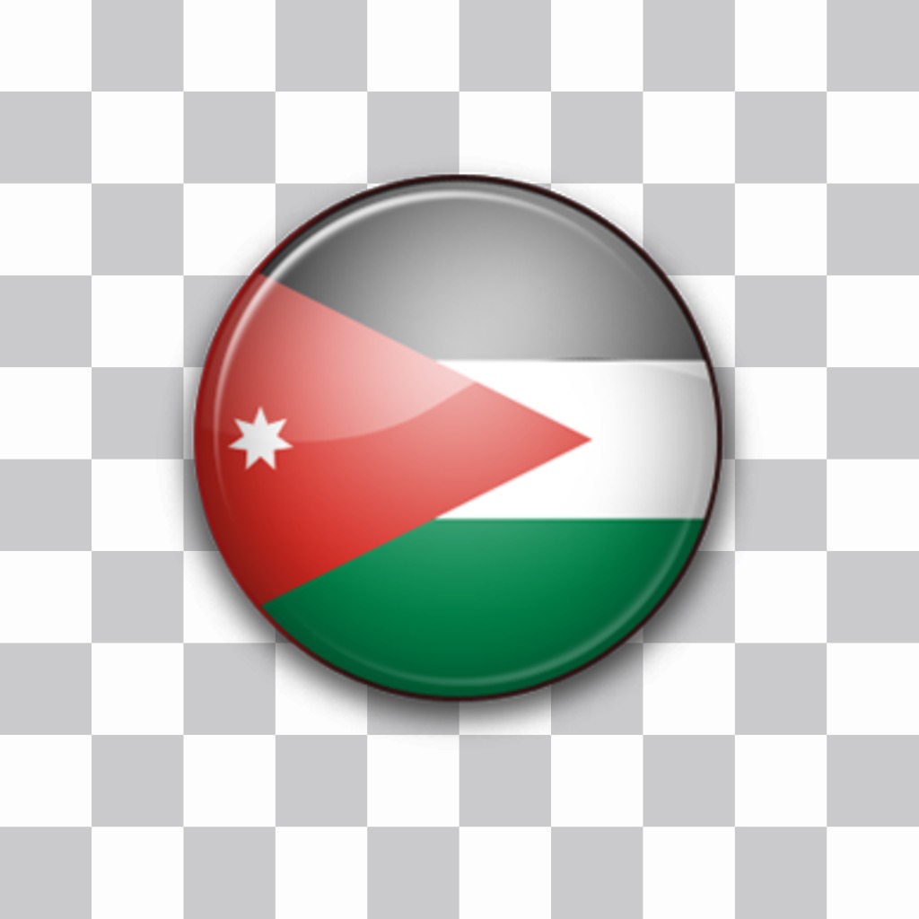 Online Fotomontage, um die jordanische Fahne in Ihrem Profil Bild zu..