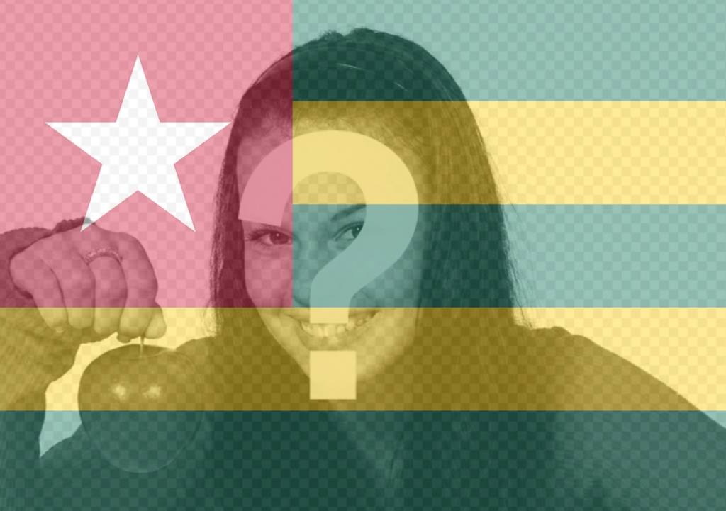 Bearbeiten Sie Ihr Profil-Foto mit dem Filter Flagge von Togo ..