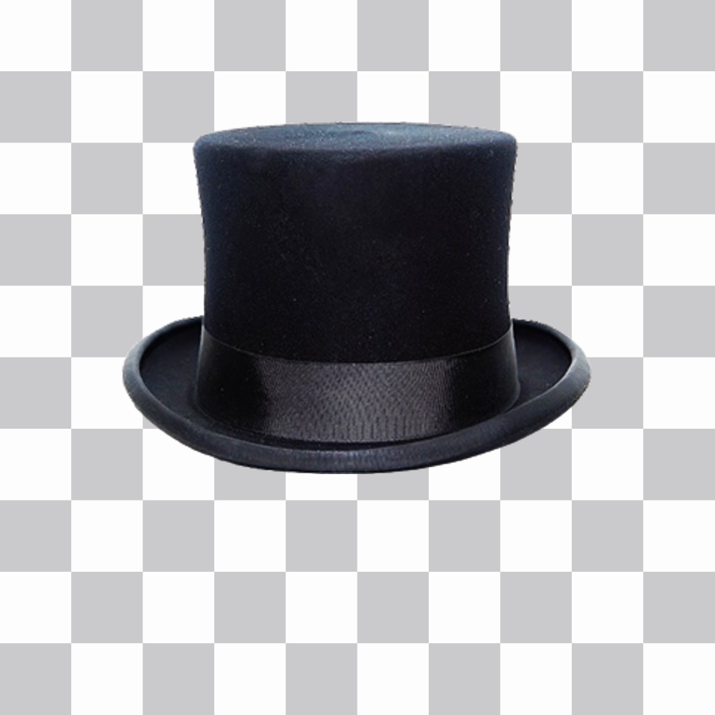 Tragen Sie einen schwarzen Hut mit diesem eleganten Aufkleber ..