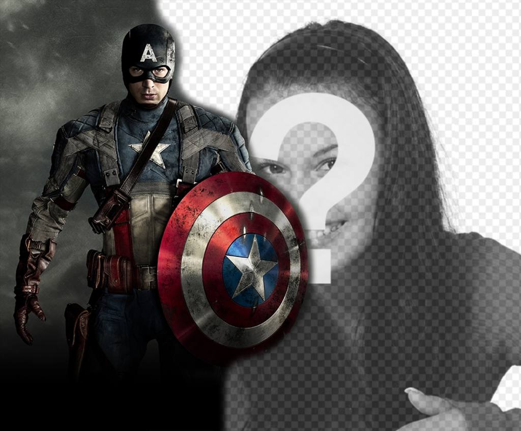 Laden Sie Ihr Bild mit dem Helden Captain America und kostenlos ..