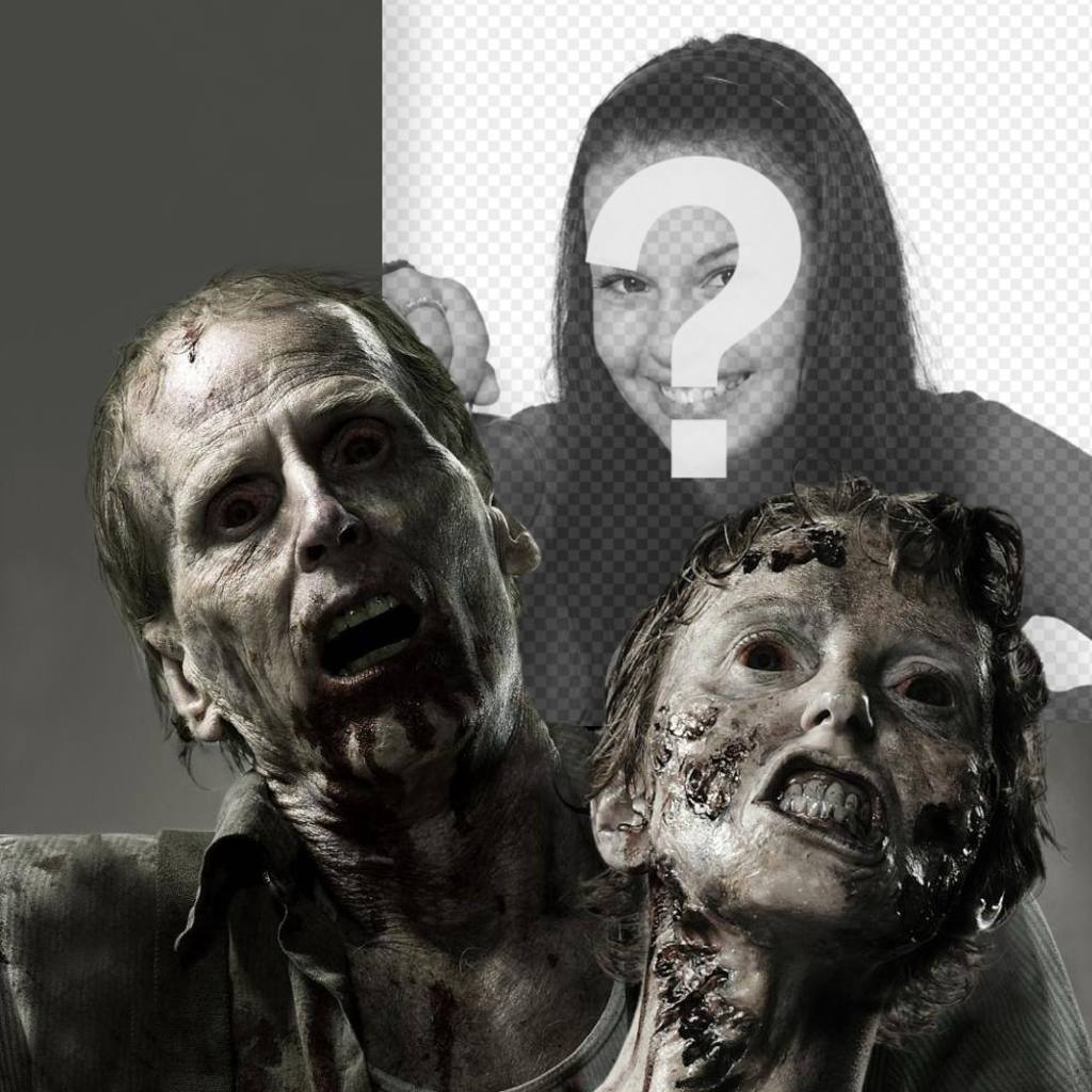 Fotomontage des Terrors mit Zombies mit Ihrem Foto ..