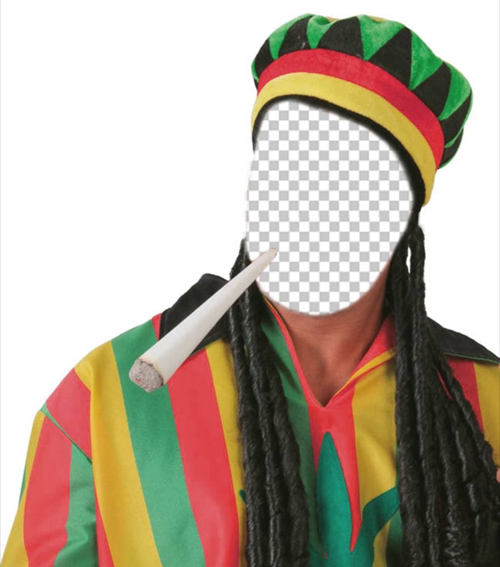 Lassen Sie sich als Rastafari mit dieser originellen und kostenlosen Effekt gekleidet ..