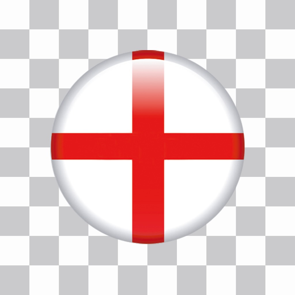 England Flagge knopfförmigen auf dem Bilder ..