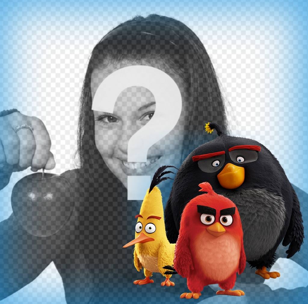 Die Charaktere von Angry Birds Sie in Ihren Fotos mit diesem Effekt begleitet ..