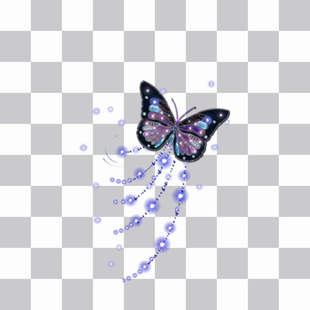 Schmetterling mit Glitter auf Ihre Fotos online ..