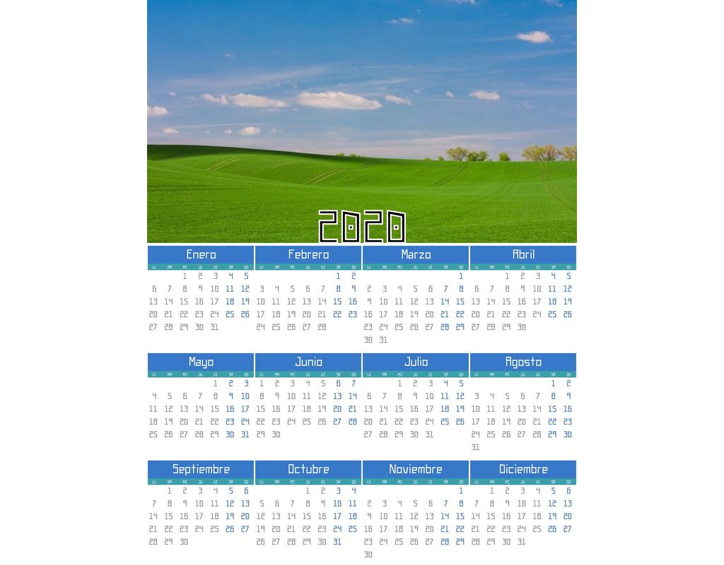 Kalender 2024 ganzes Jahr 12 Monate mit Ihrem Foto ..