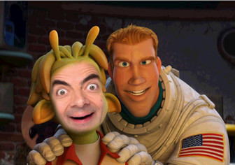 Fotomontage von Lem und Chuck von Planet 51 zu setzen ein Bild