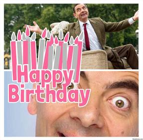 postkarte mit zwei fotos zu bearbeiten und die phrase alles gute zum geburtstag mit vielen kerzen