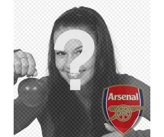 collage zu arsenal schild in ihr foto setzen perfekt um als avatar setzen