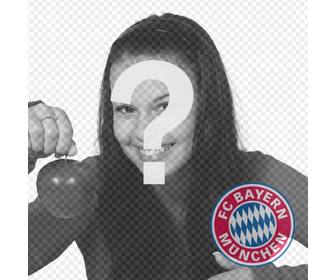 fotomontage des fc bayern munchen logo auf ihrem foto