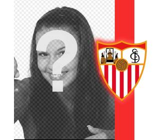 legen sie den schirm und die farben von sevilla mit ihrem foto