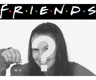 setzen sie das logo der beruhmten tv-serie friends in ihrem foto perfekt fur fotos von freunden