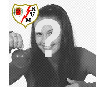 rayo vallecano madrid schild jetzt konnen sie ihre fußballmannschaft indem seine schild zu deinem profilbild auf facebook anzufeuern