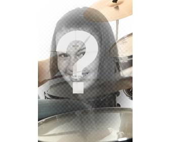 collage mit einem semi-transparenten akku musik bild das mit ihrem bild ubergeht