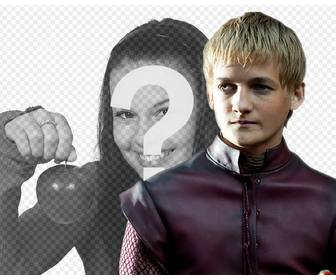fotomontage mit joffrey lannister der bose konig von game of thrones erscheinen