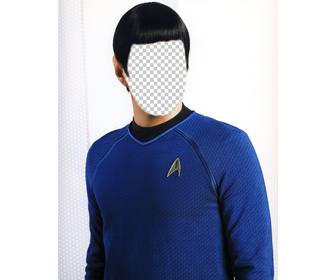 werden sie in spock von star trek mit dieser fotomontage online-