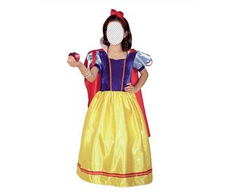 fotomontage von snow white ihr gesicht online-