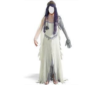 fotomontage eines kostums von corpse bride sie online bearbeiten konnen