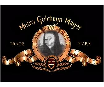 fotomontage um ihr bild in das logo der metro goldwyn mayer setzen