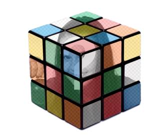 effekt fur fotos rubik cube zu ihrem foto innerhalb eines rubik-wurfel setzen