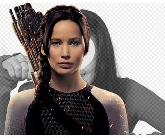 fotomontage mit katniss in hunger games