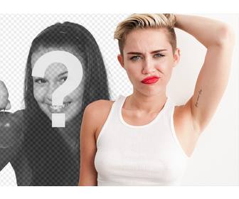 miley cyrus posiert mit in wrecking ball mit roten lippen