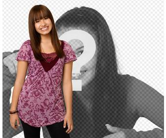 fotomontage mit demi lovato in camp rock 2 posa